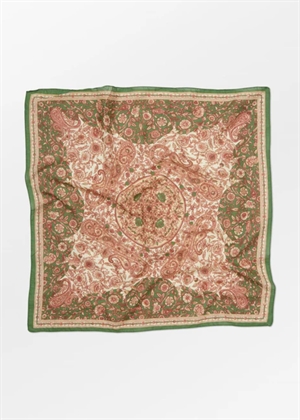 Rosaisley Cotta scarf Campsite Green Becksøndergaard 